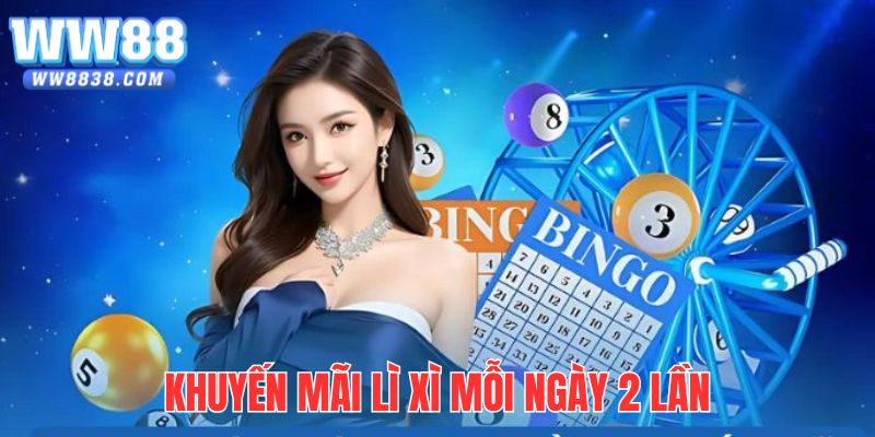 Đăng nhập mỗi ngày để nhận lì xì hấp dẫn
